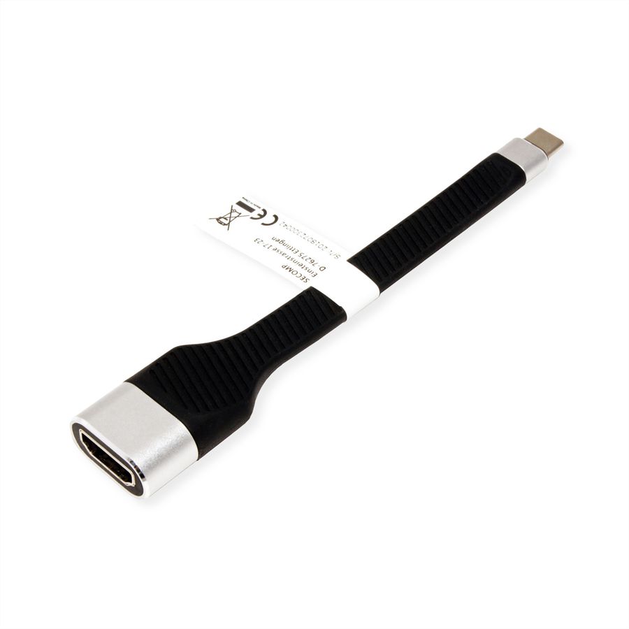 ROLINE Adaptateur Type C - HDMI, M/F, 0,13 m