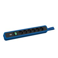 BACHMANN PRIMO 2 6xUTE 1xinterrupteur avec boucle 2,0m CEE7/7 RAL5010