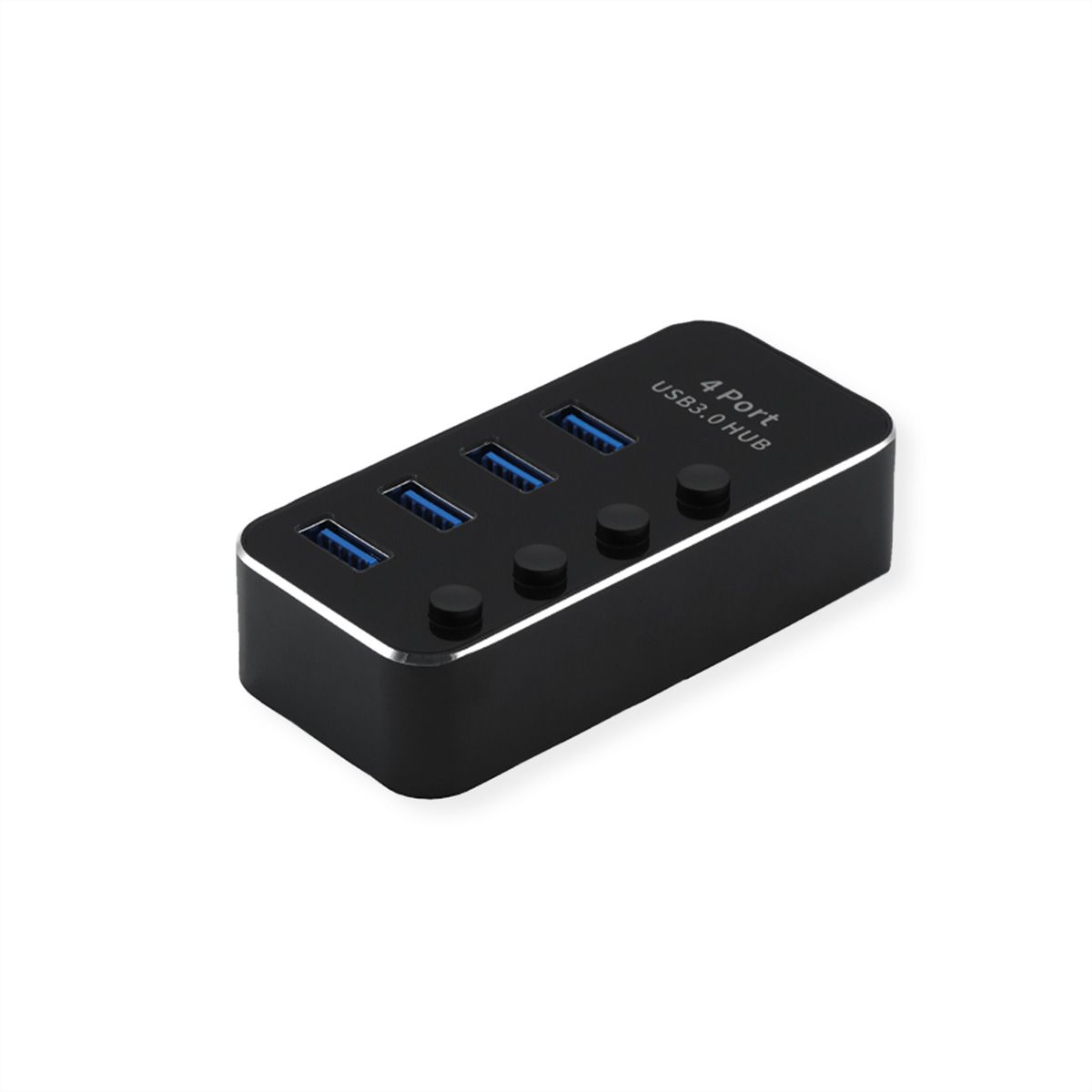 ROLINE Hub Notebook USB 3.2 Gen 1, 4 ports, noir
