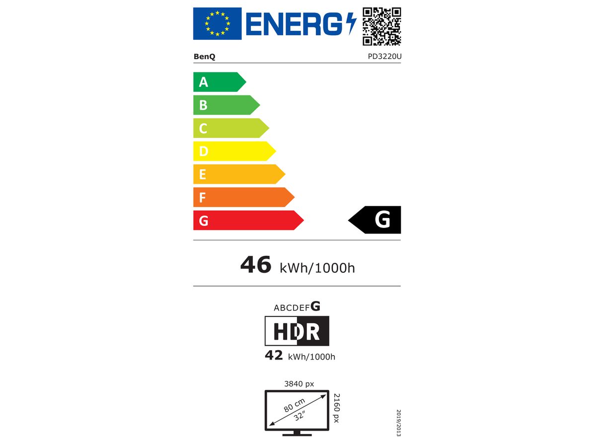 Benq PD3220U 80 cm (31.5") 3840 x 2160 pixels 4K Ultra HD LED Noir