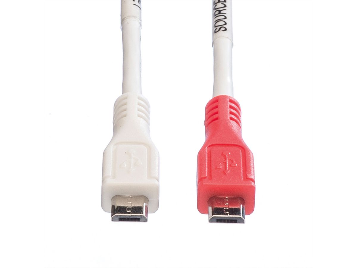 VALUE Câble chargeur USB 2.0, Micro B - Micro B, M/M, 0,3m