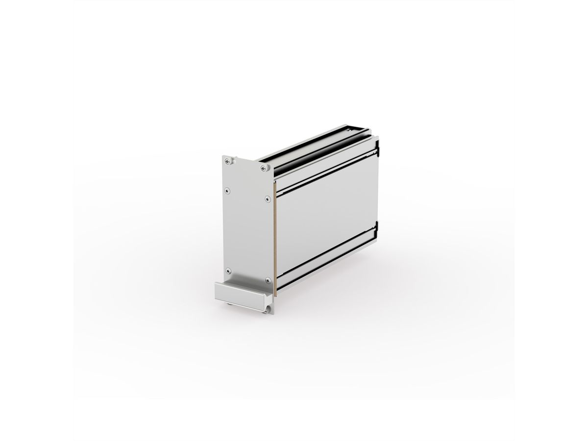 SCHROFF Cadre type Unité enfichable PRO Kit, blindé, couvercle lisse, 1 connecteur, 3 U, 10 HP, 167 mm