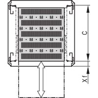 SCHROFF Varistar 19'' étagère, télescopique, 30 kg, RAL 7021, 600W 600D