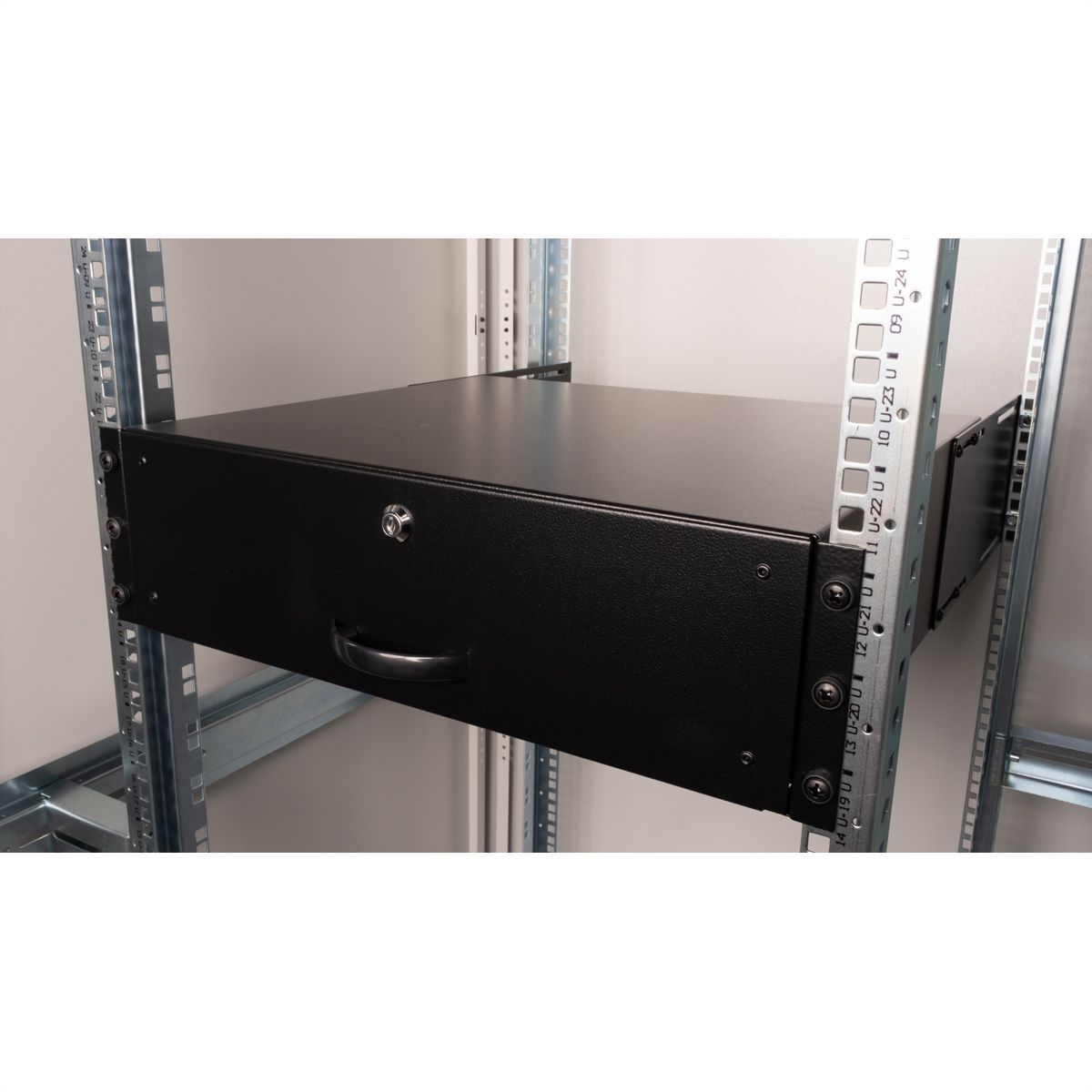 ROLINE 19" Tiroir pour clavier 3U, 400P verrouillable noir