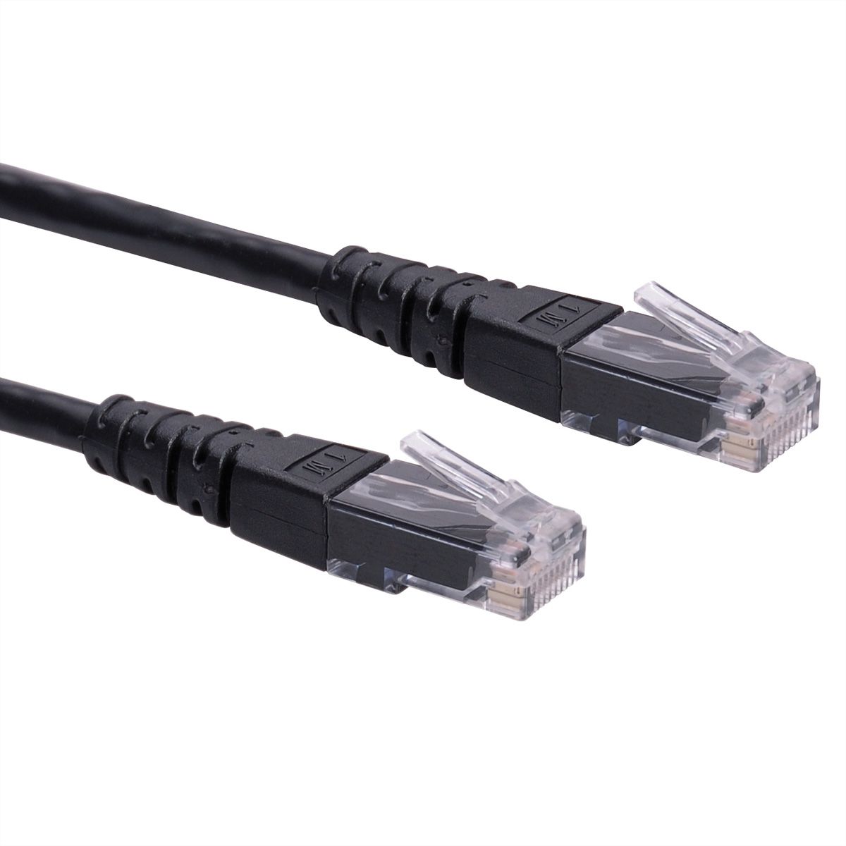 Cordon ROLINE Cat.6 (Classe E) UTP, noir, 5 m