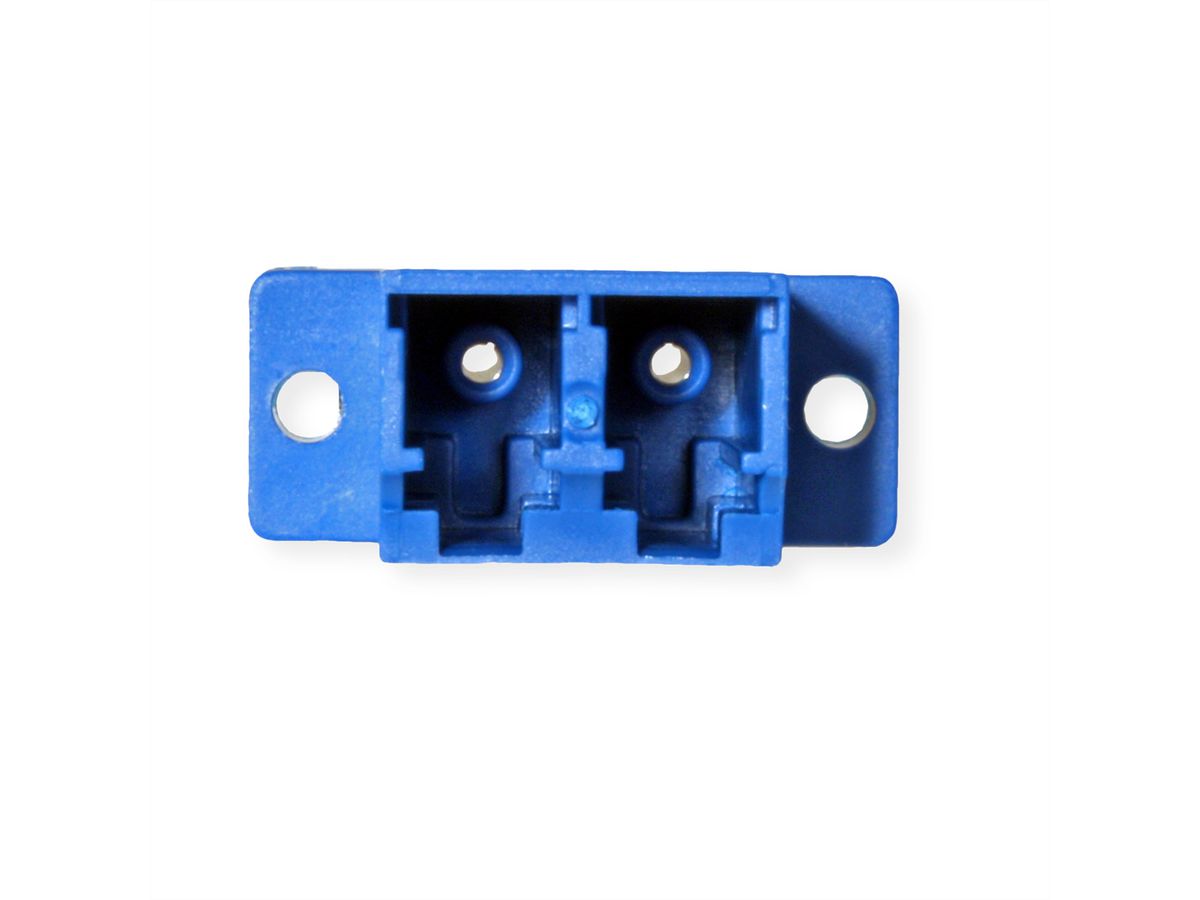 Coupleur FO Single-Mode, LC/LC duplex, bleu, bleu