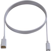 BACHMANN Câble prolongateur H05VV-F 3G1,0mm², C14 / C13 , gris, 3 m