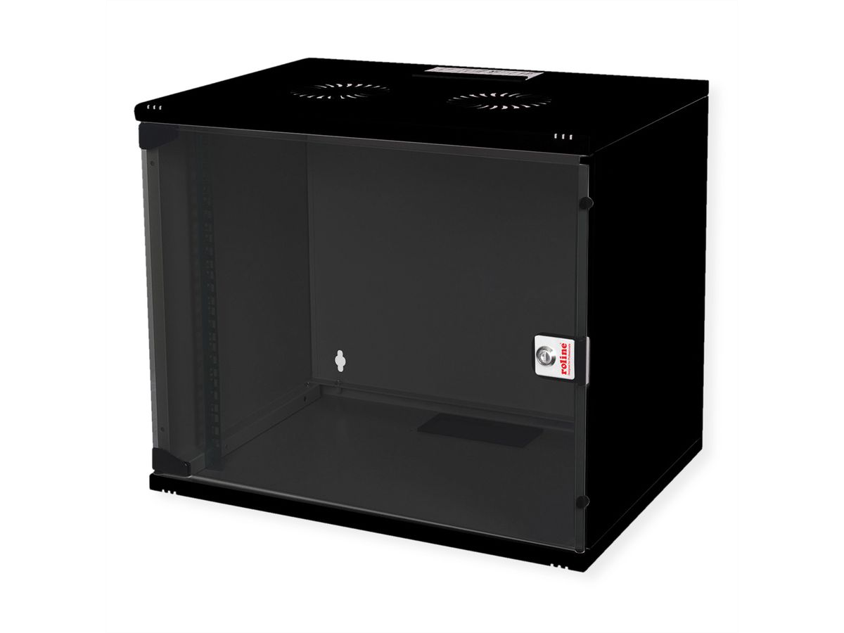 ROLINE 19" Boîtier mural Basic 7U, 540x400 LxP En kit noir