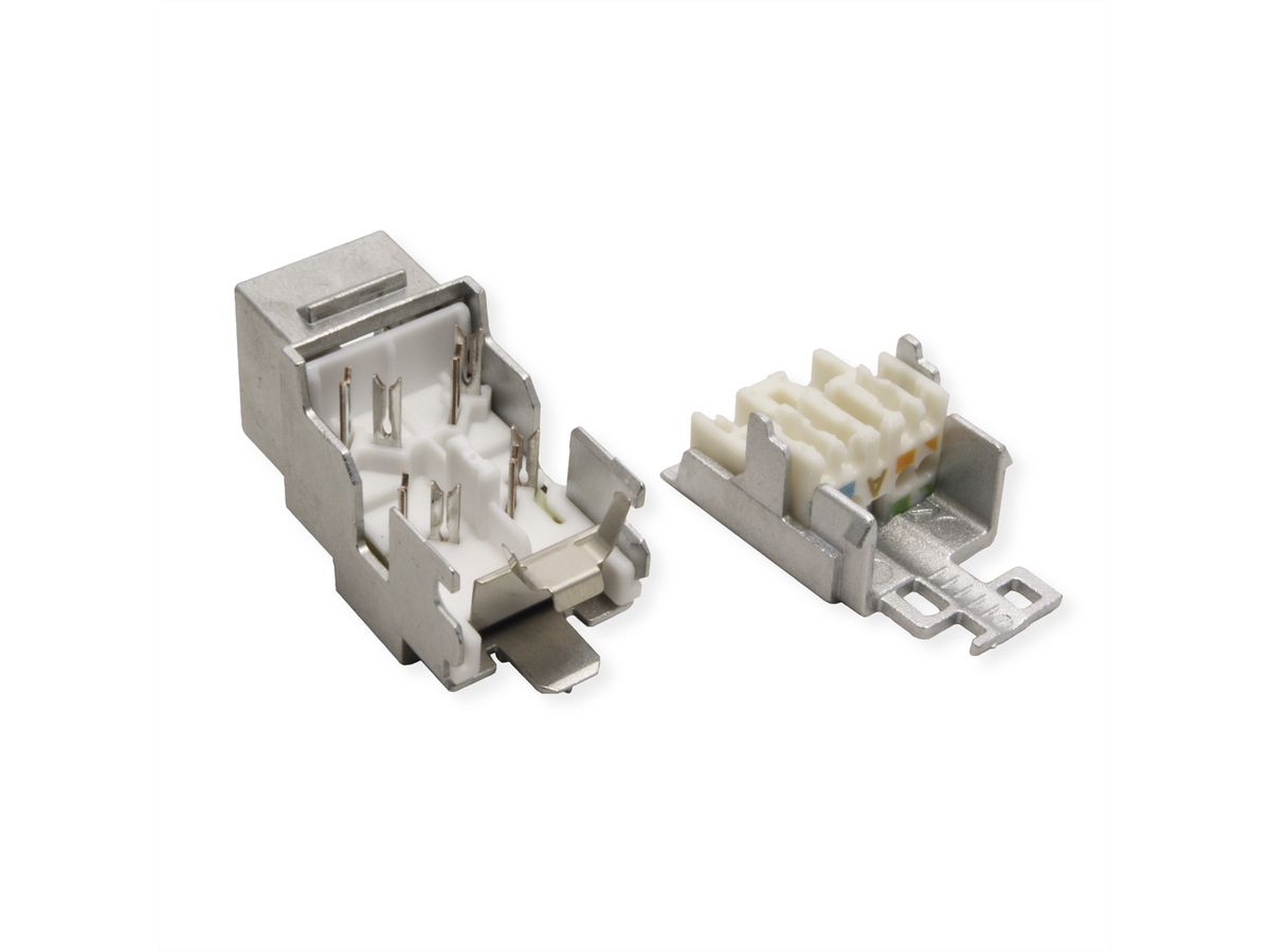 TELEGÄRTNER Module AMJ Cat.6A (Classe EA), 2 pièces (selon ISO/IEC)