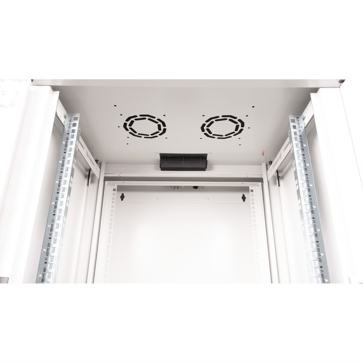 ROLINE 19" Boîtier mural Pro 16U, 600x600 LxP pivotant en 2 parties gris