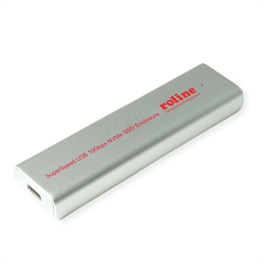 ROLINE Boîtier externe SSD, M.2, NVMe - USB 3.2 Gen 2 type C