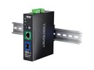 TRENDnet TI-BF711SFP Convertisseur industriel de médias SFP+ 10G vers PoE++ 10G
