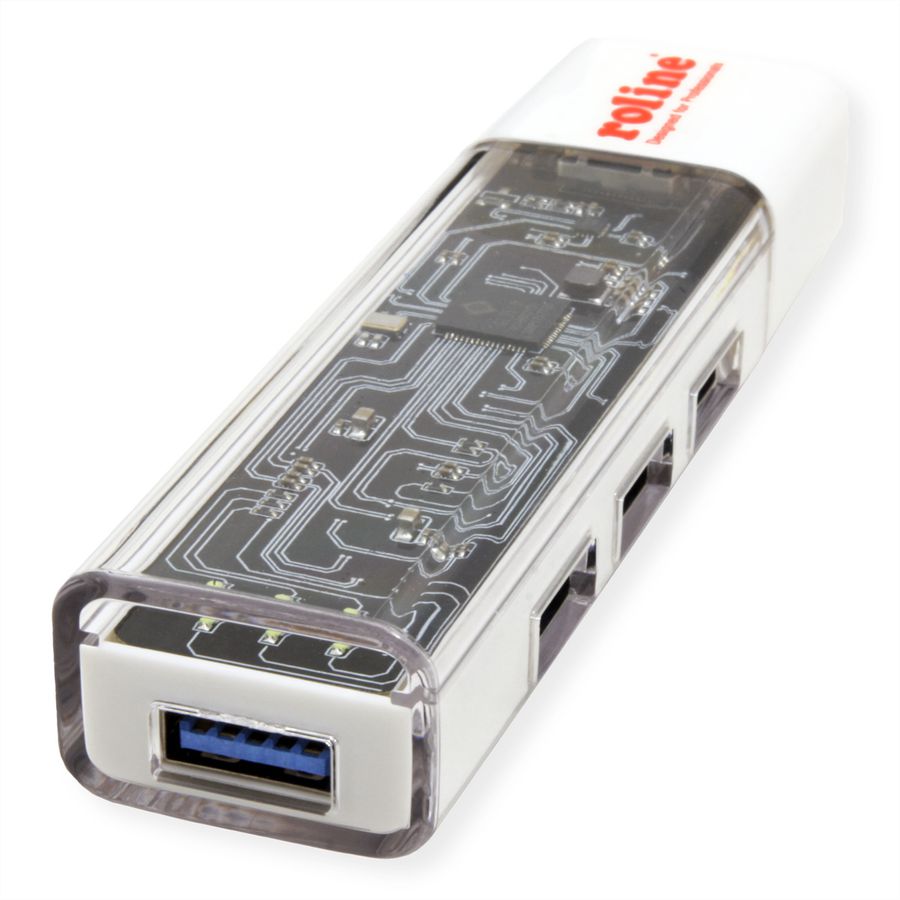 ROLINE Hub USB 3.2 Gen 1, 4 ports, type A+C