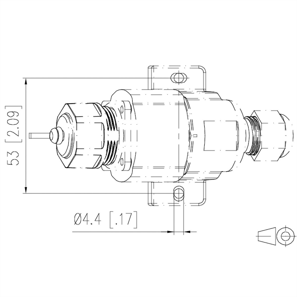 METZ CONNECT E-DAT Industry IP67 V1 boîtiers en saillie + RJ45 insert de field jack Cat.6 Class EA, T568B