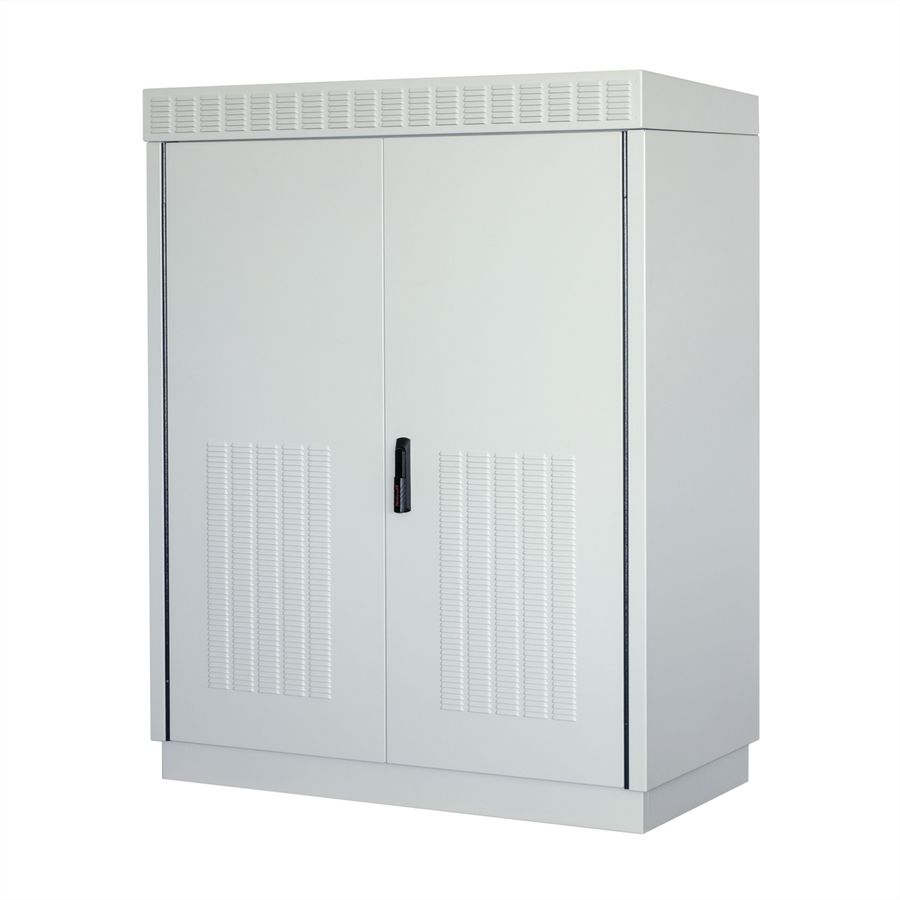 SCHROFF Armoire modulaire de ventilation pour l'extérieur avec porte double, ventilateur, 1530H 29 U, 1300W 630D