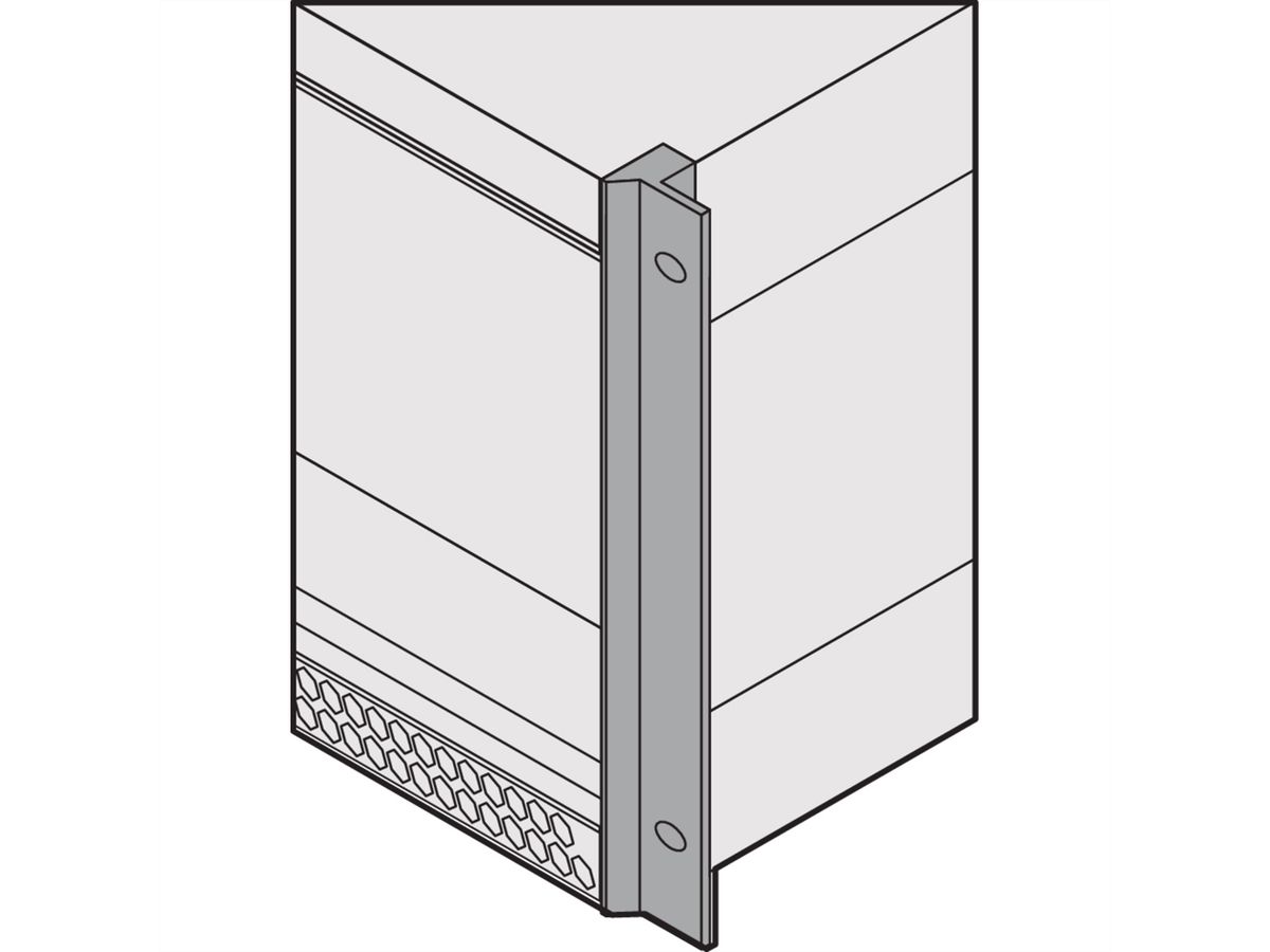 SCHROFF RatiopacPRO AIR Boîtier de montage en rack 19", blindage rétractable, 3/4 U, 83 CV, 495 mm