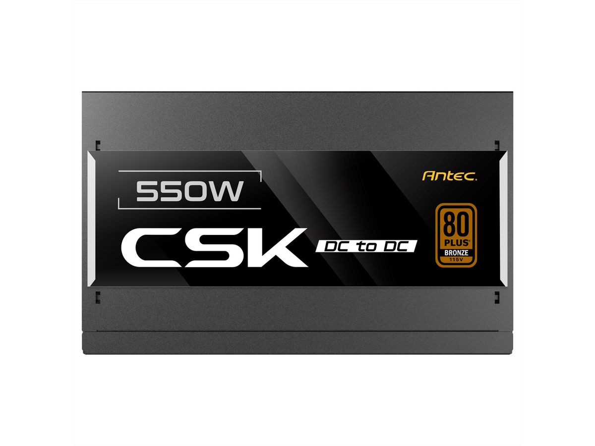 ANTEC CSK550DC Bloc d'alimentation PC 550W compatible ATX 2.52, noir