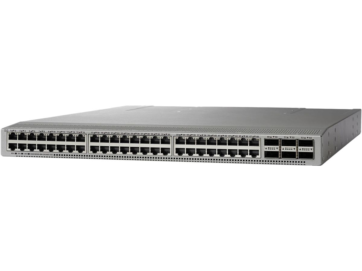 Cisco Nexus 9300 Géré L2/L3 Gigabit Ethernet (10/100/1000) Connexion Ethernet, supportant l'alimentation via ce port (PoE) Gris