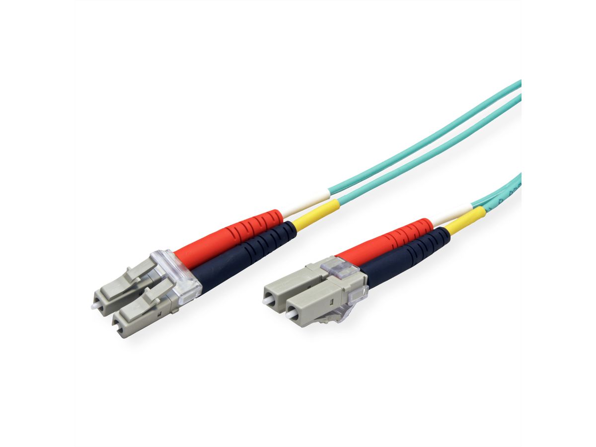METZ CONNECT OpDAT cordon de brassage, LC-D/LC-D OM3, 12 m