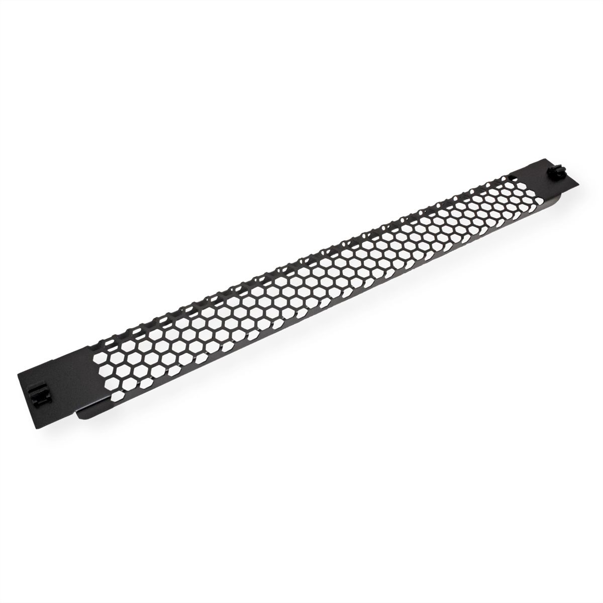 VALUE Cache d'aération 19" Snap-in, 1 UH, noir