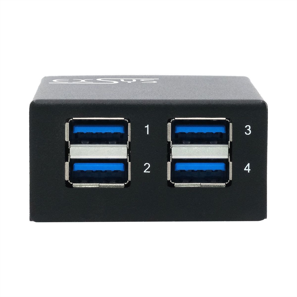 EXSYS EX-11240HMS Hub 4 ports USB 3.2 Gen 1 métal