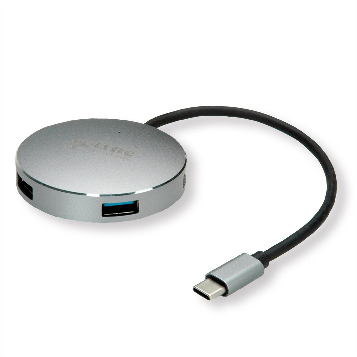 ROLINE Hub USB 3.2 Gen 1, 4 ports, prise type C