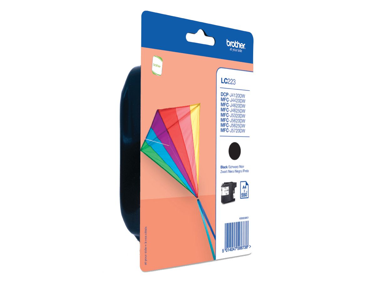 Brother LC223BKBP cartouche d'encre 1 pièce(s) Original Noir