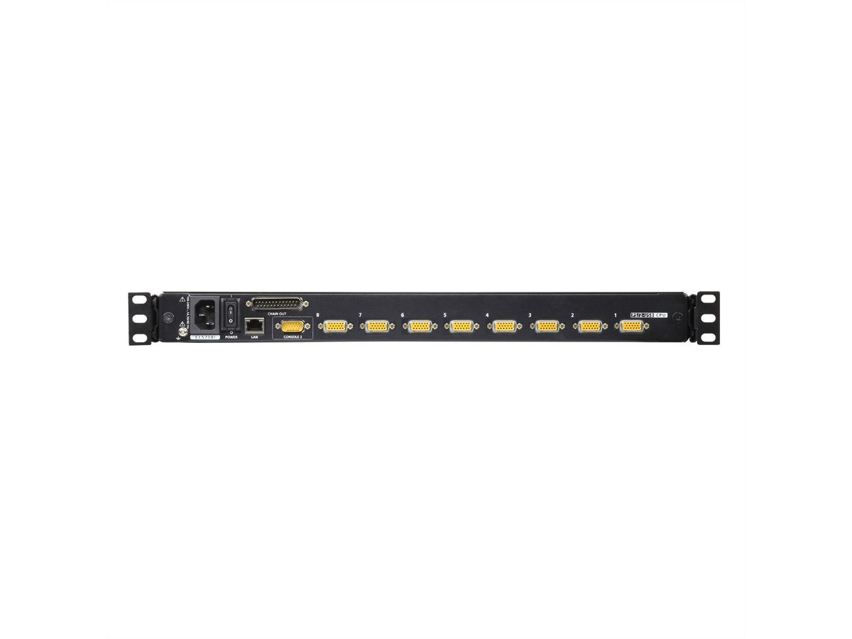 ATEN CL5708iM Commutateur KVM VGA LCD 43cm 8 ports PS/2-USB sur IP, FR-Layout