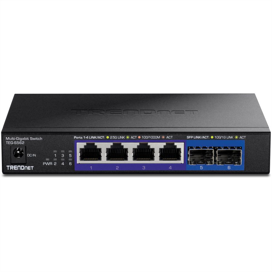 TRENDnet TEG-S562 Switch Multi-Gigabit à 6 ports, non administrable