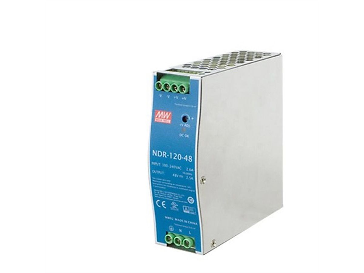 MEAN WELL DR-120-48 Alimentation industrielle DIN 120W 48V DC