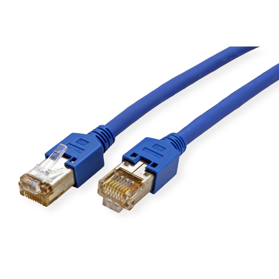 Cordon DRAKA Cat.5e (Classe D) SF/UTP, UC300, LSOH, bleu, 20 m