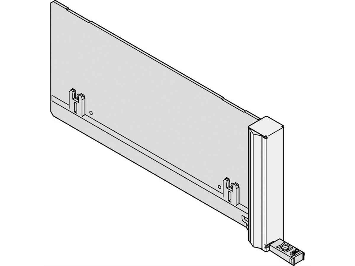 SCHROFF AMC Filler Module ECO avec poignée fixe, Double Compact