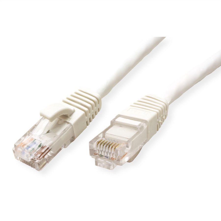 Cordon VALUE Cat.6 (Classe E) UTP LSOH, blanc, 1,5 m
