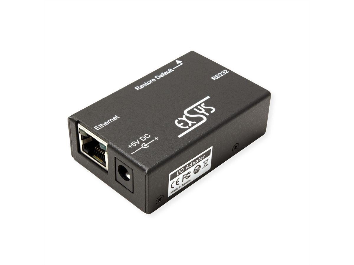 EXSYS EX-6030 RS232 Ethernet Data Gateway 1 port