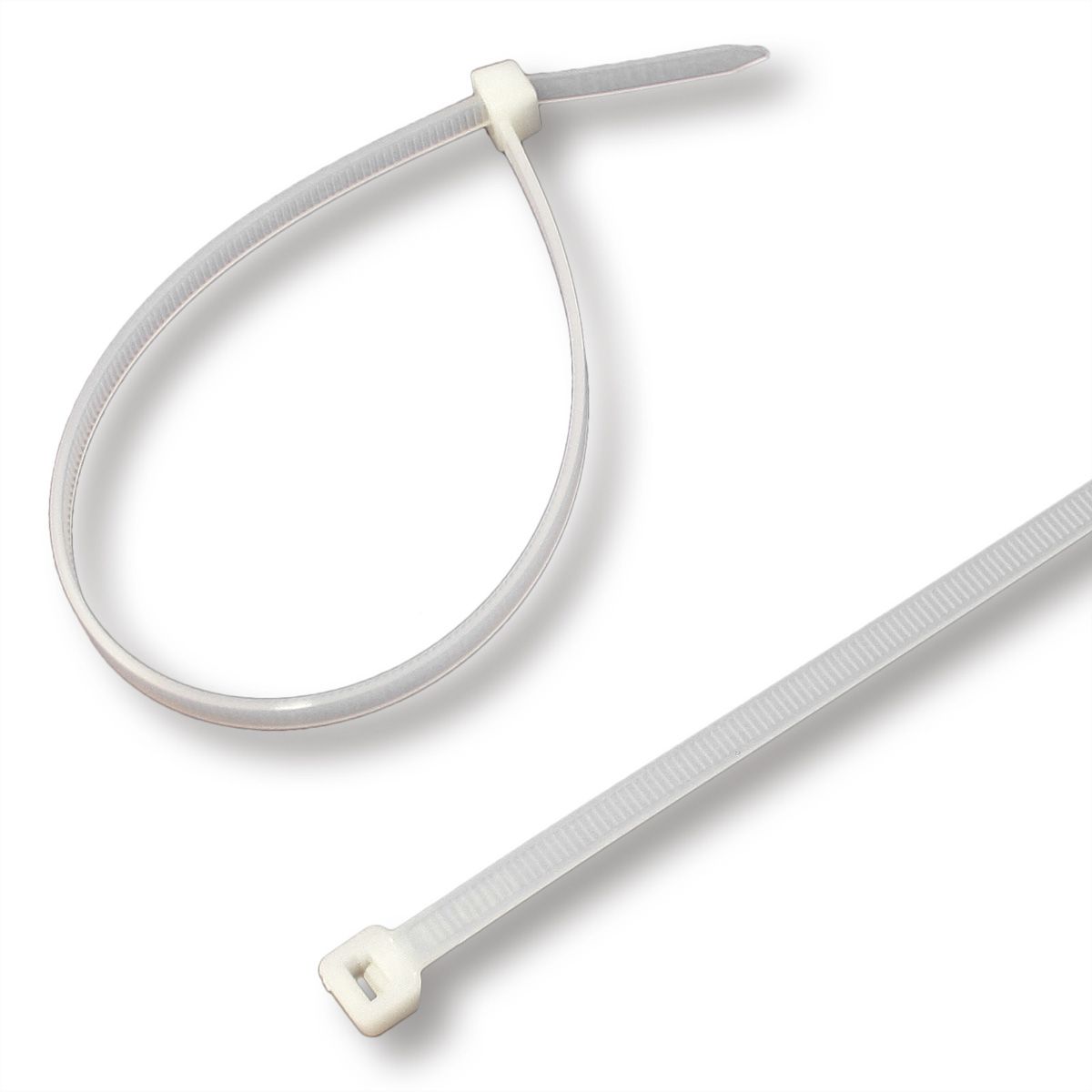 VALUE Bande de fixation, 25cm, 4,8mm, coudée, 100 pièces