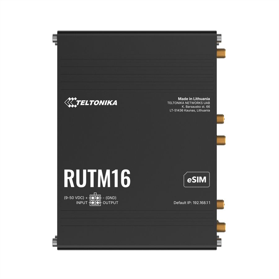 TELTONIKA RUTM16 Routeur eSIM CAT6 LTE