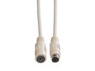 ROLINE Câble de clavier pour PS/2, M/F, 1,8 m