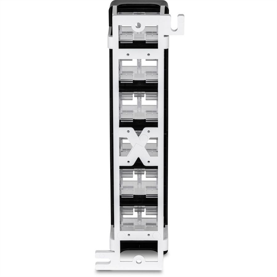 TRENDnet TC-KP12V Panneau de brassage Keystone vierge à 12 ports, montage mural coudé