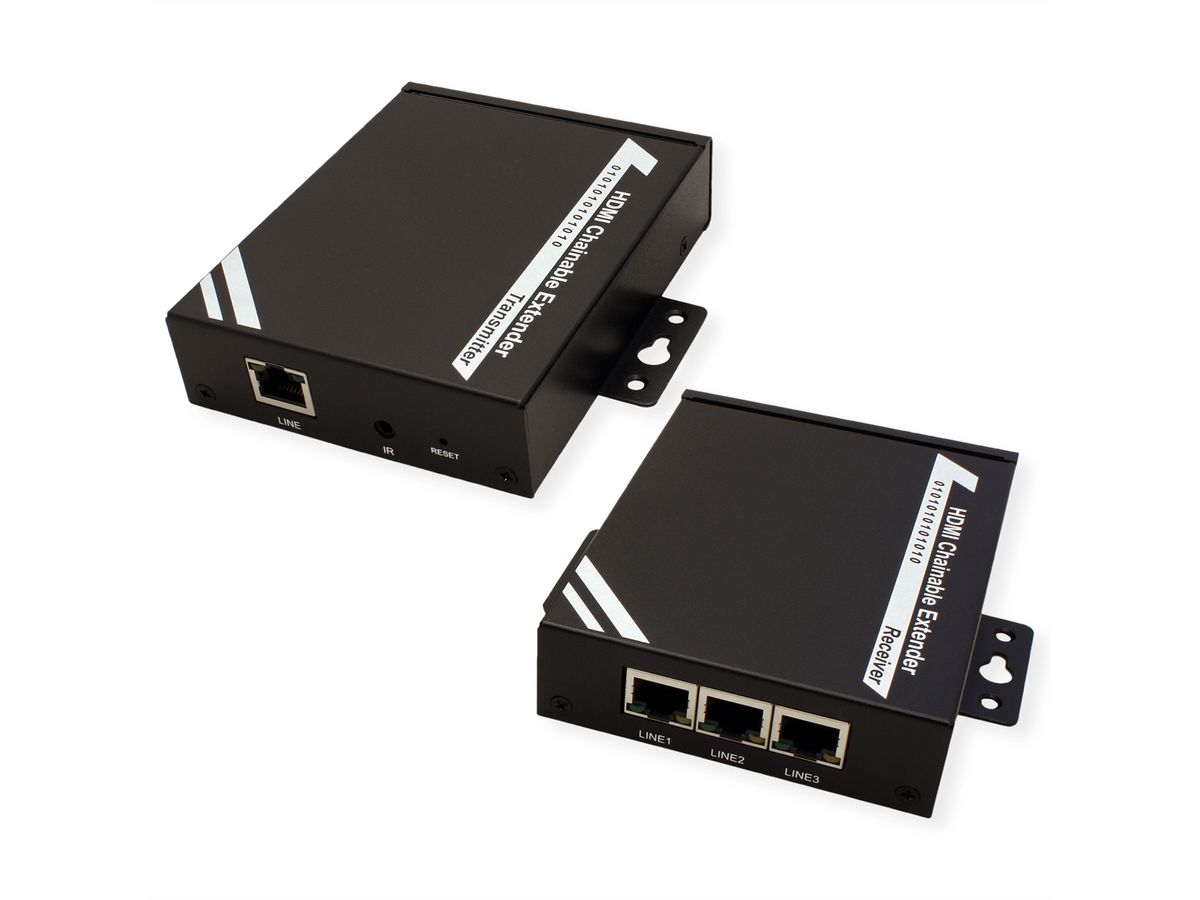 ROLINE Prolongateur HDMI via Twisted Pair, en cascade, Cat.5/6, 100m