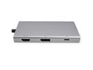 VALUE Station d'accueil USB type C, HDMI+DP, 4K60, 3x US3.2Gen1 (1x C + 2x A), 1x PD, 1x RJ45