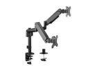 VALUE Bras double LCD, 5 articulations, fixation sur table