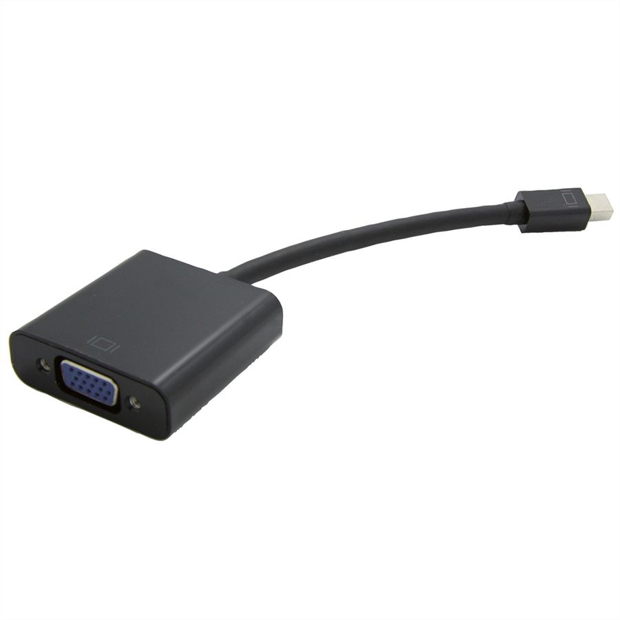 VALUE Adaptateur Mini DisplayPort-VGA, MiniDP M - VGA F