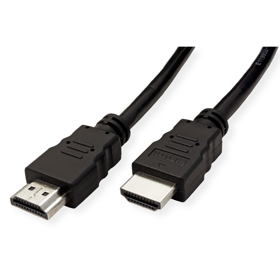 VALUE Câble de raccordement pour écran HDMI High Speed M-M, noir, 15 m