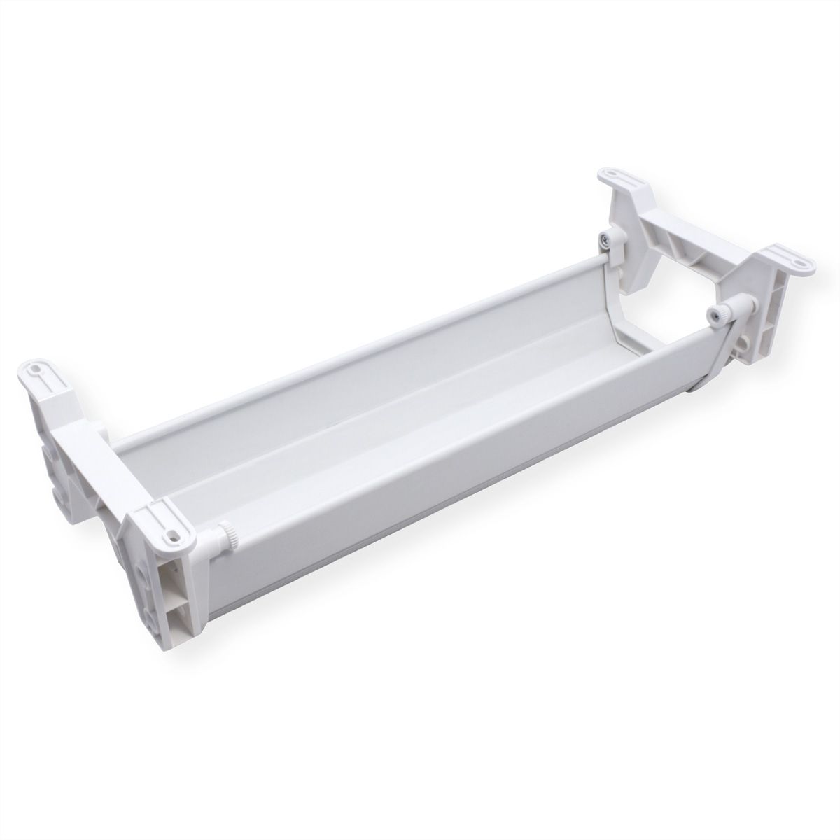 ROLINE Easy2Open Canal de câbles, montage sous le bureau, blanc, 44,9 cm