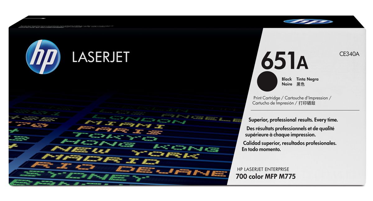 HP 651A toner LaserJet noir authentique