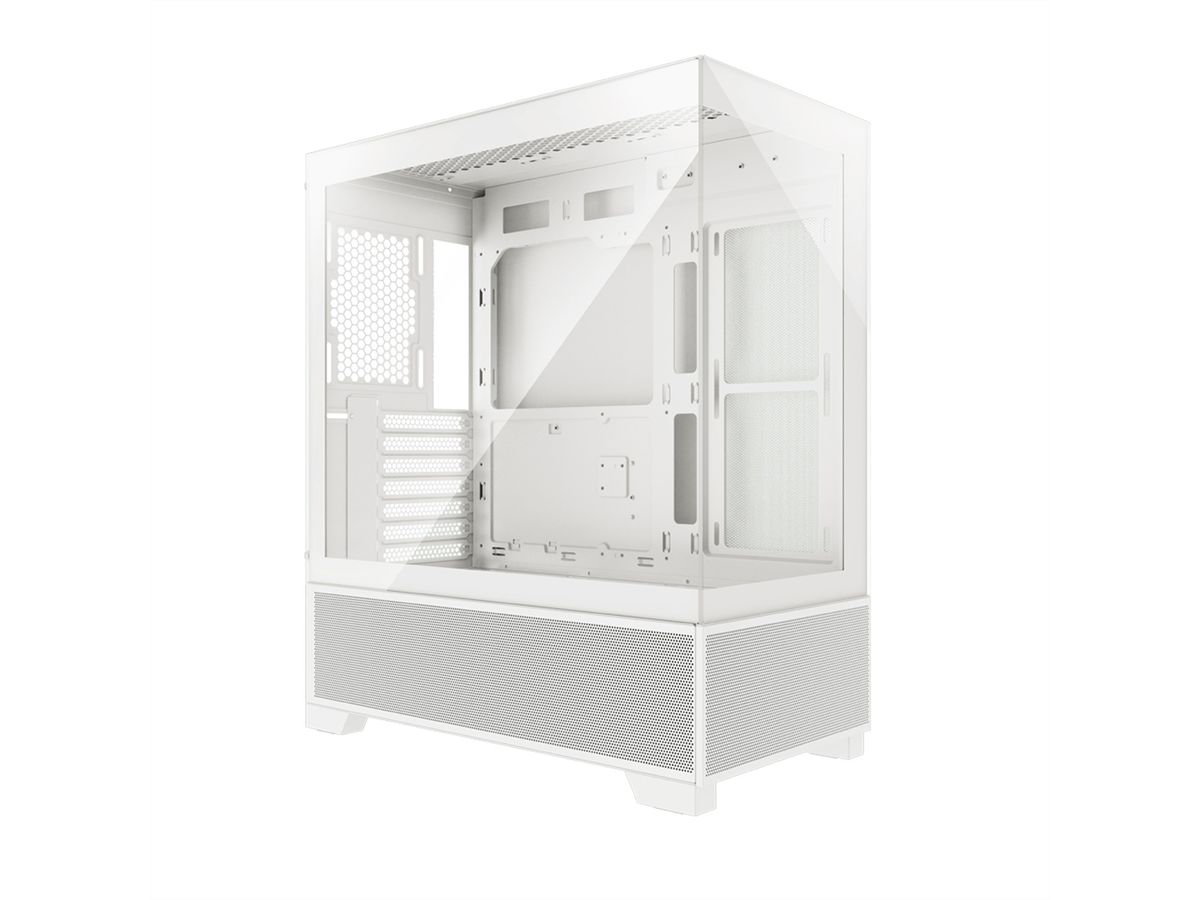 XILENCE Xilent Beam Boîtier PC ATX blanc, Boîtier PC ATX Gaming X218.W.ARGB blanc