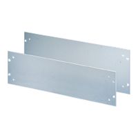 Face avant 19" SCHROFF avec trous pour poignées, 6 U, 4 mm, alu, anodisé