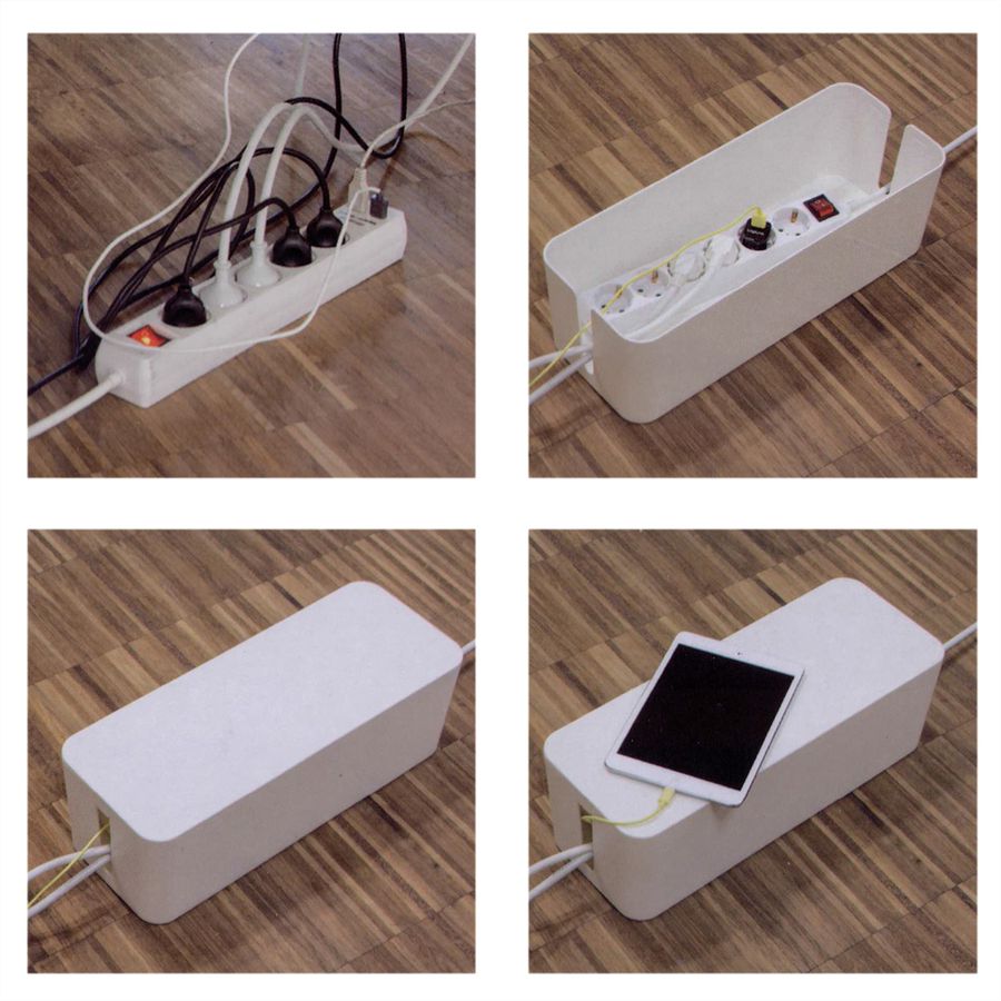 VALUE Cable Box, grand format, blanc