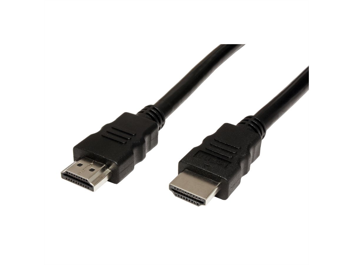 VALUE Câble HDMI Ultra HD avec Ethernet, 4K, M/M, noir, 1,5 m