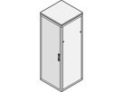 Porte acier Eurorack SCHROFF, Angle d'ouverture à 180°, RAL 7035, 34 U 600W